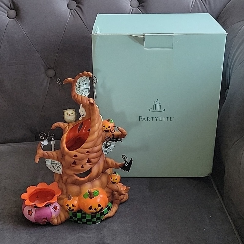 Partylite spooky tree candle holder